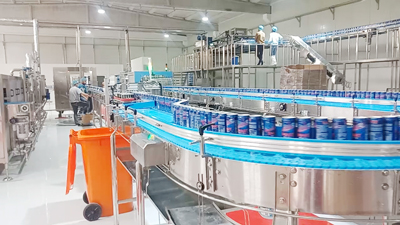12.000 cph Easy-Open Can Carbonated Beverage Line.