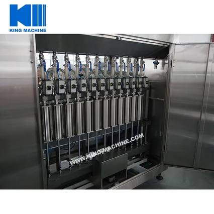 Botol otomatis sepenuhnya mesin pengisian saus ikan yang dibuat di Cina