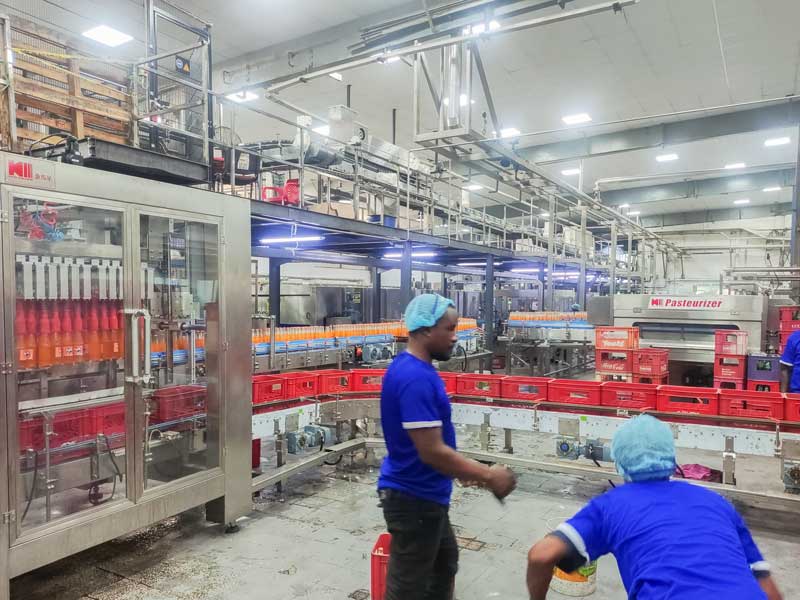 18000bph 330ml Botol Kaca Coca-Cola Filling and Packaging Line