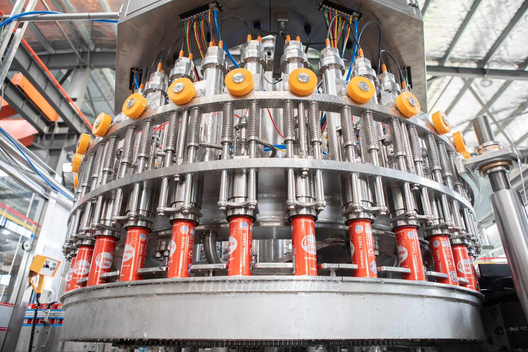 Pengisi volumetrik jenis silinder float