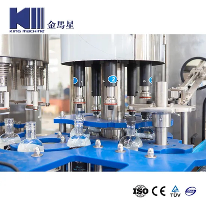 Liquor Filling Cuci Lengkap hingga Capping 180, 375, 750, dan 1000 ml botol kaca