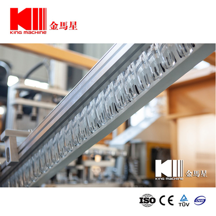 Mesin cetakan pukulan plastik botol hewan peliharaan otomatis penuh