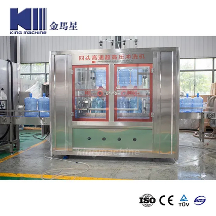 Kapasitas Jalur Produksi Air Otomatis Penuh 200bph dan Botol Ukuran Baral Jenis 19L hingga 22L